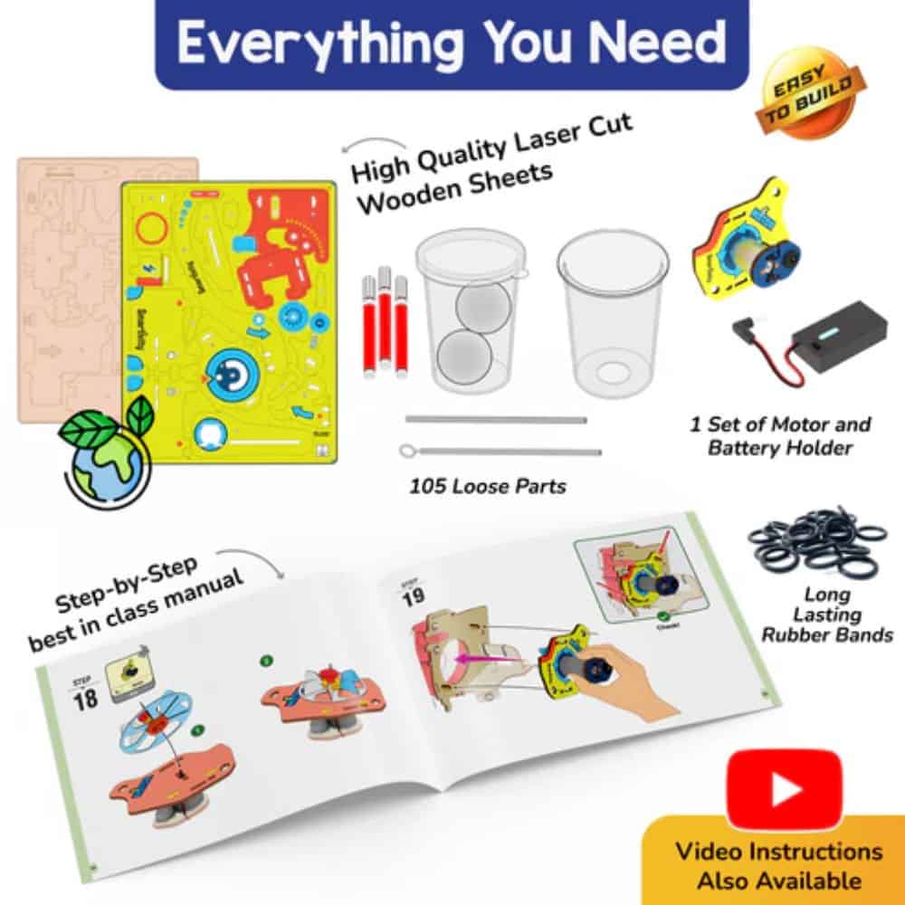 Brainkid Toys - Smartivity Motor Gadgets 4 Smartivity Motor Gadgets - Image 4