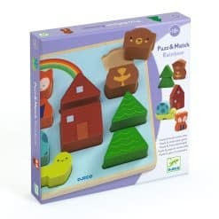 2in1 Match Rainbow Peg Puzzle