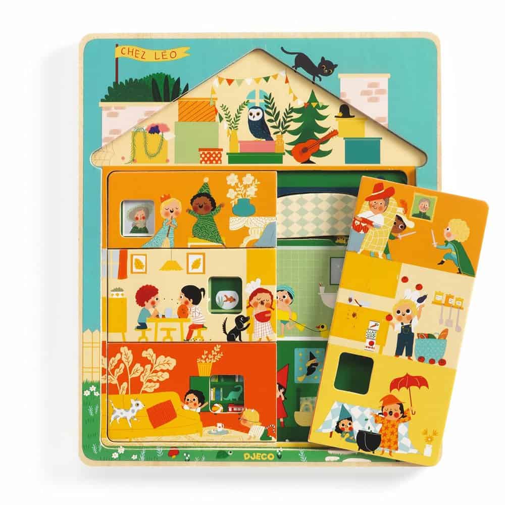 Brainkid Toys - Chez Leo Layer Puzzle 2 Chez Leo Layer Puzzle - Image 2
