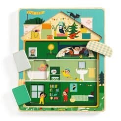 Brainkid Toys - Chez Leo Layer Puzzle 6 Chez Leo Layer Puzzle - Image 3