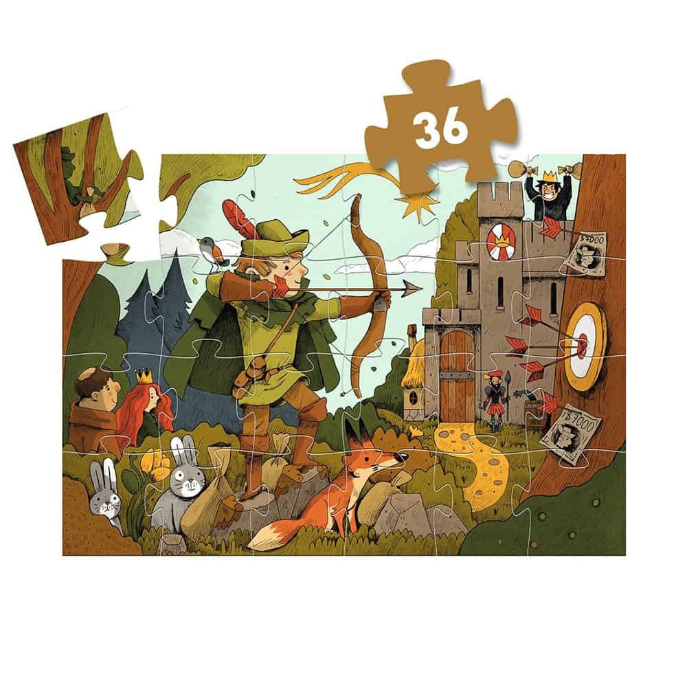 Brainkid Toys - Robin Hood Puzzle 36Pcs 2 Robin Hood Puzzle 36Pcs - Image 2