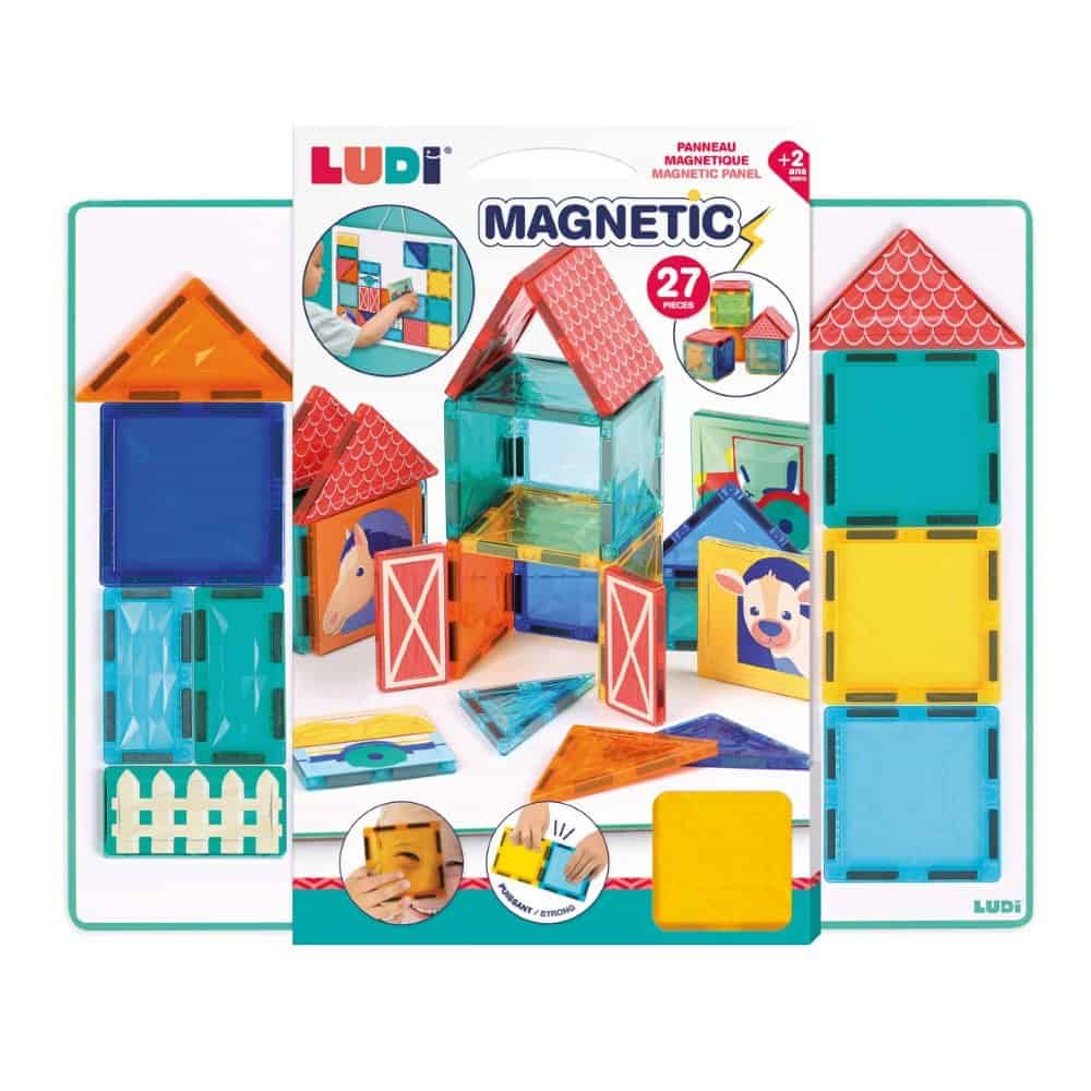 Brainkid Toys - Magnetic Panel with 27 Magnetic pcs 2 Magnetic Panel with 27 Magnetic pcs - Image 2