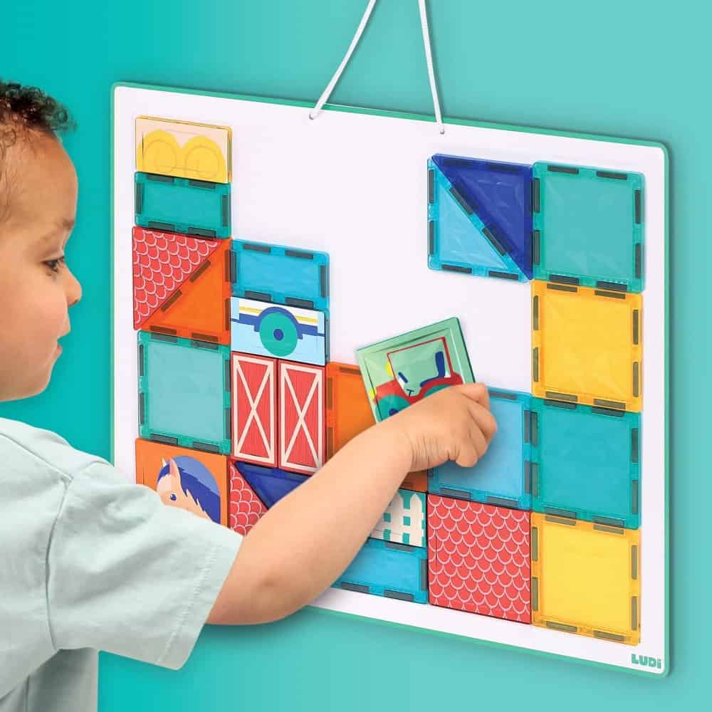 Brainkid Toys - Magnetic Panel with 27 Magnetic pcs 4 Magnetic Panel with 27 Magnetic pcs - Image 4