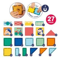 Brainkid Toys - Magnetic Panel with 27 Magnetic pcs 11 Magnetic Panel with 27 Magnetic pcs - Image 6