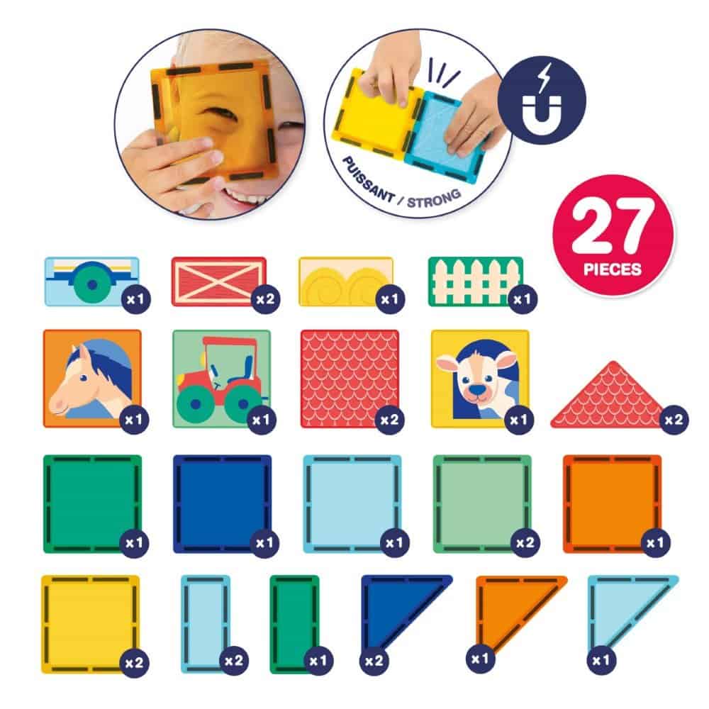 Brainkid Toys - Magnetic Panel with 27 Magnetic pcs 6 Magnetic Panel with 27 Magnetic pcs - Image 6