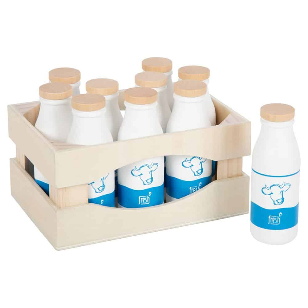 Brainkid Toys - Milk Wooden Bottle 1 Milk Wooden Bottle
