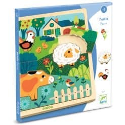 Farm 12pcs Wooden Puzzle