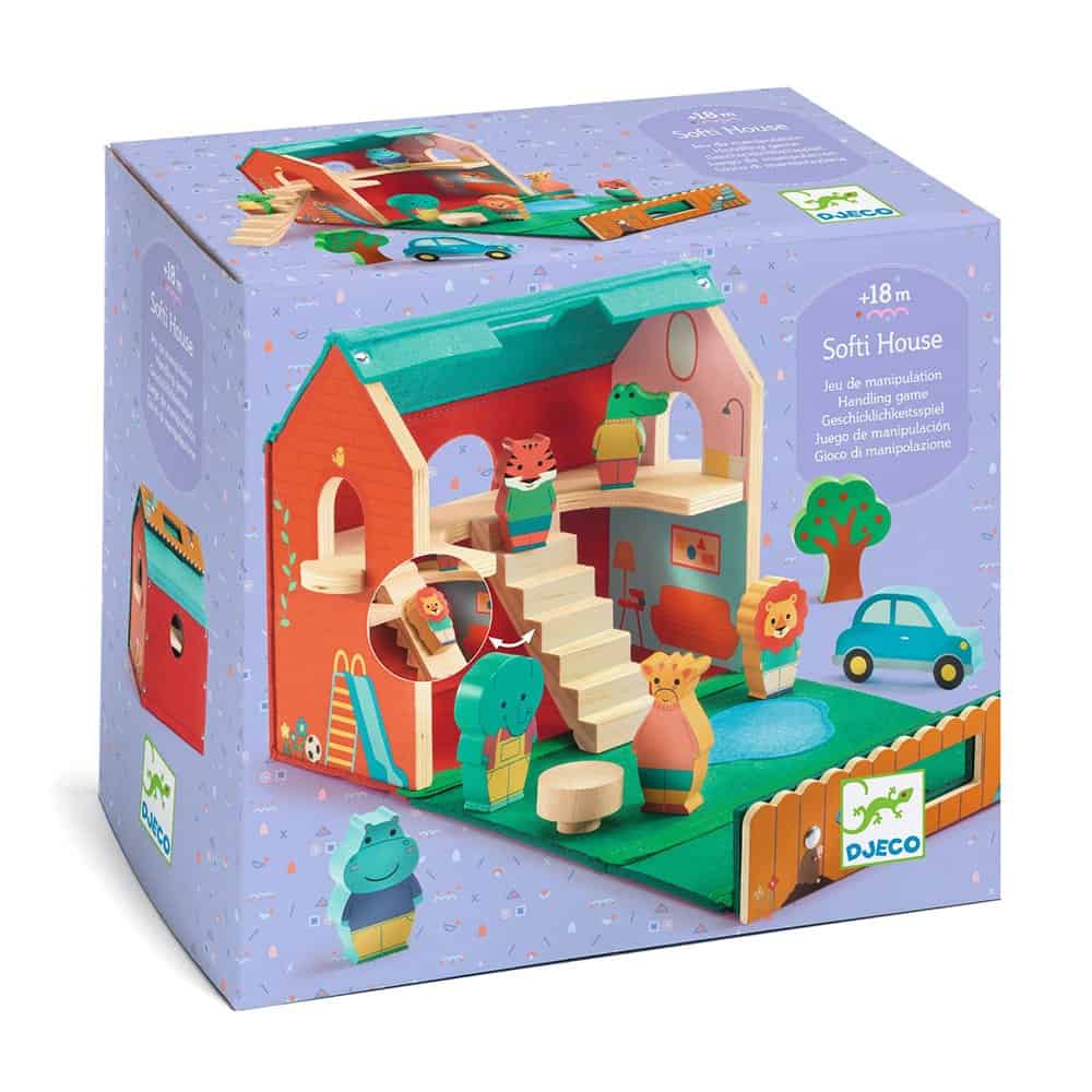Brainkid Toys - SoftiHouse - House with animals 1 SoftiHouse - House with animals