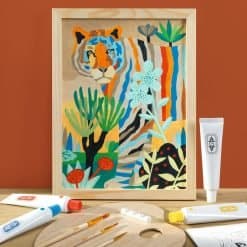 Alternative view of Djeco Atelier Coloring on Canvas Tiger