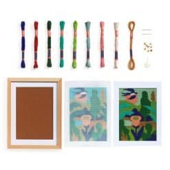 Brainkid Toys - Djeco Atelier Needlepoint Spring 7 Djeco Atelier Needlepoint Spring - Image 3