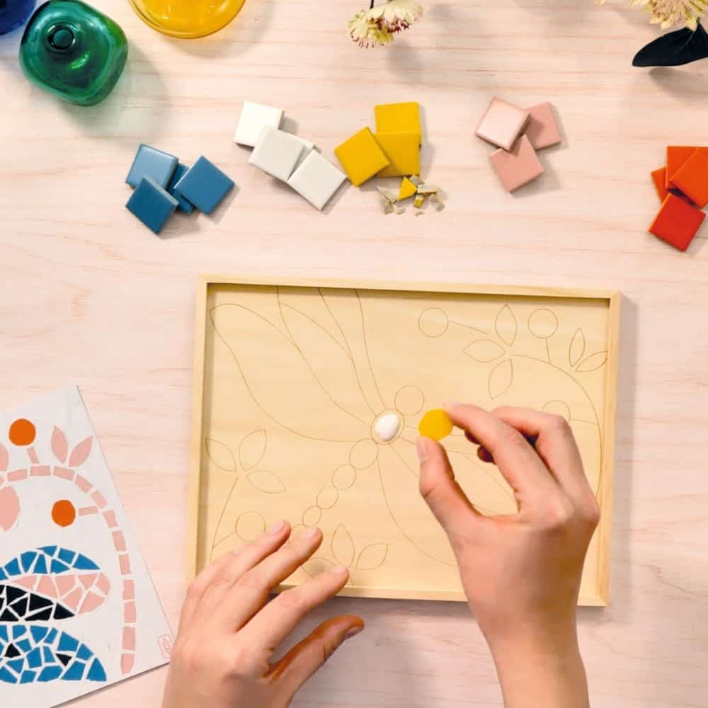 Brainkid Toys - Djeco Atelier Mosaic Butterfly 4 Djeco Atelier Mosaic Butterfly - Image 4