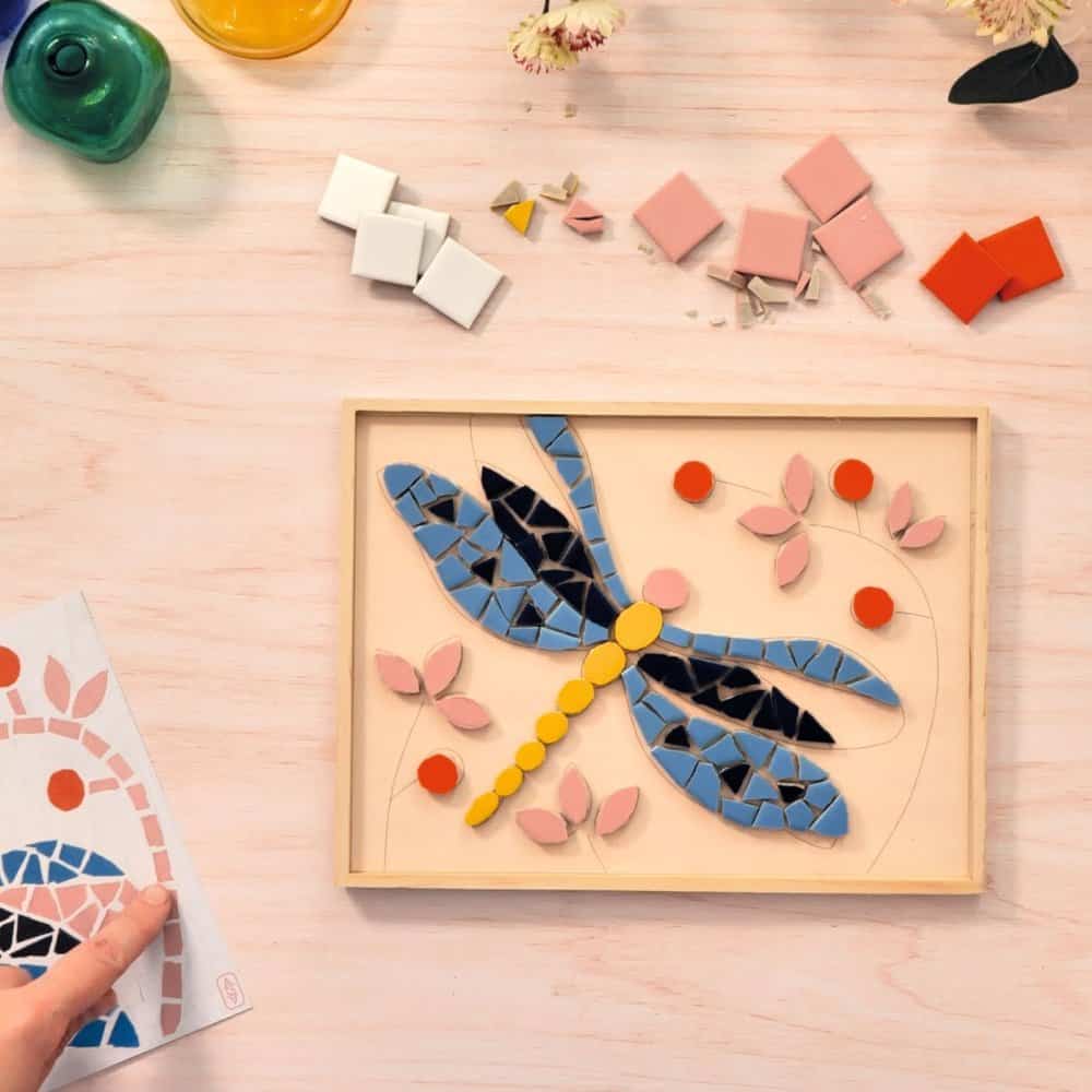 Brainkid Toys - Djeco Atelier Mosaic Butterfly 5 Djeco Atelier Mosaic Butterfly - Image 5