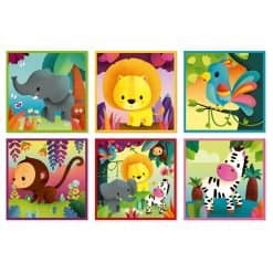 Alternative view of Kubkid - 9 Blocks - Jungle Animals