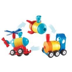 Brainkid Toys - Rocket-Train-Helicopter - 1-2-3 Build it! 7 Rocket-Train-Helicopter - 1-2-3 Build it! - Image 4