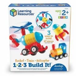 Alternative view of Rocket-Train-Helicopter - 1-2-3 Build it!