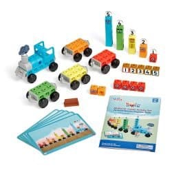 Brainkid Toys - MathLink Cubes Activity Set Numberblocks Express Train 6 MathLink Cubes Activity Set Numberblocks Express Train - Image 3