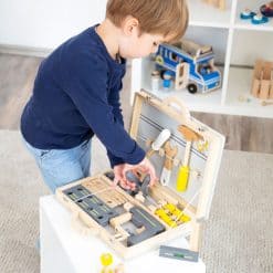Brainkid Toys - Wooden Toolbox 6 Wooden Toolbox - Image 3