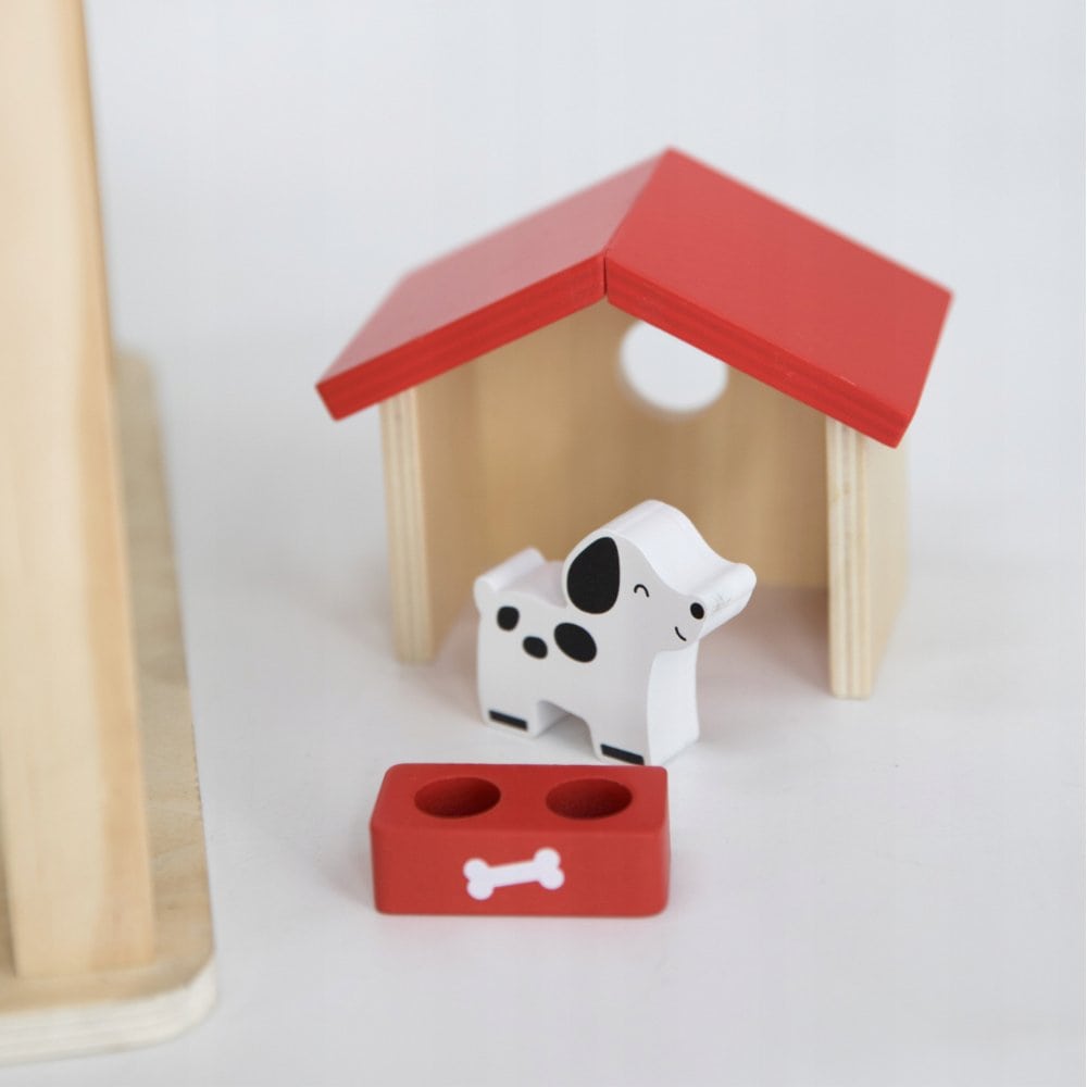 Brainkid Toys - 3-Storey Wooden Dollhouse - Complete Set 6 3-Storey Wooden Dollhouse - Complete Set - Image 6