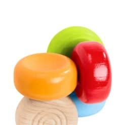 Alternative view of Color Drops Wooden Grasping - Teething Toy