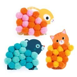 Alternative view of Fuzzy Animals Pom Pom Collage