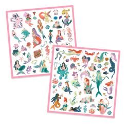 Alternative view of Mermaids Metallic Stickers