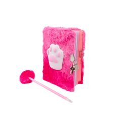 Brainkid Toys - Cat and Paw Furry Notebook with Lock 5 Cat and Paw Furry Notebook with Lock - Image 3
