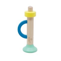 Wooden Mini Trumpet Blue