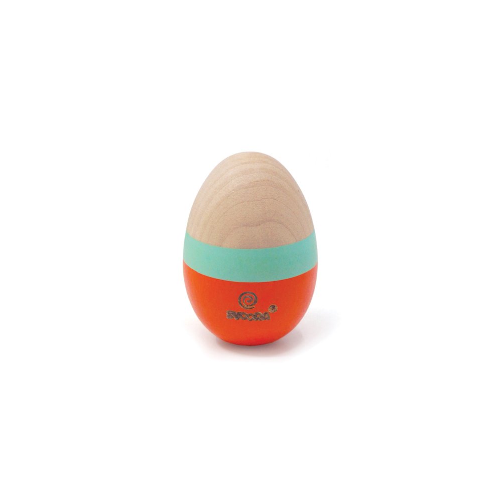 Brainkid Toys - Maracas Egg - Orange 1 Maracas Egg - Orange