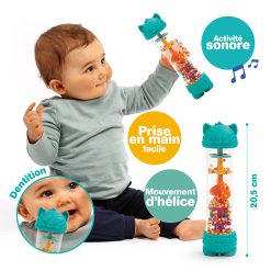 Brainkid Toys - Baby Sensory Toy Rain Stick 5 Baby Sensory Toy Rain Stick - Image 3