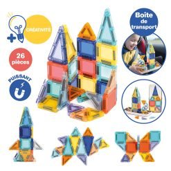 Brainkid Toys - Magnetic Tiles 26pcs 8 Magnetic Tiles 26pcs - Image 3