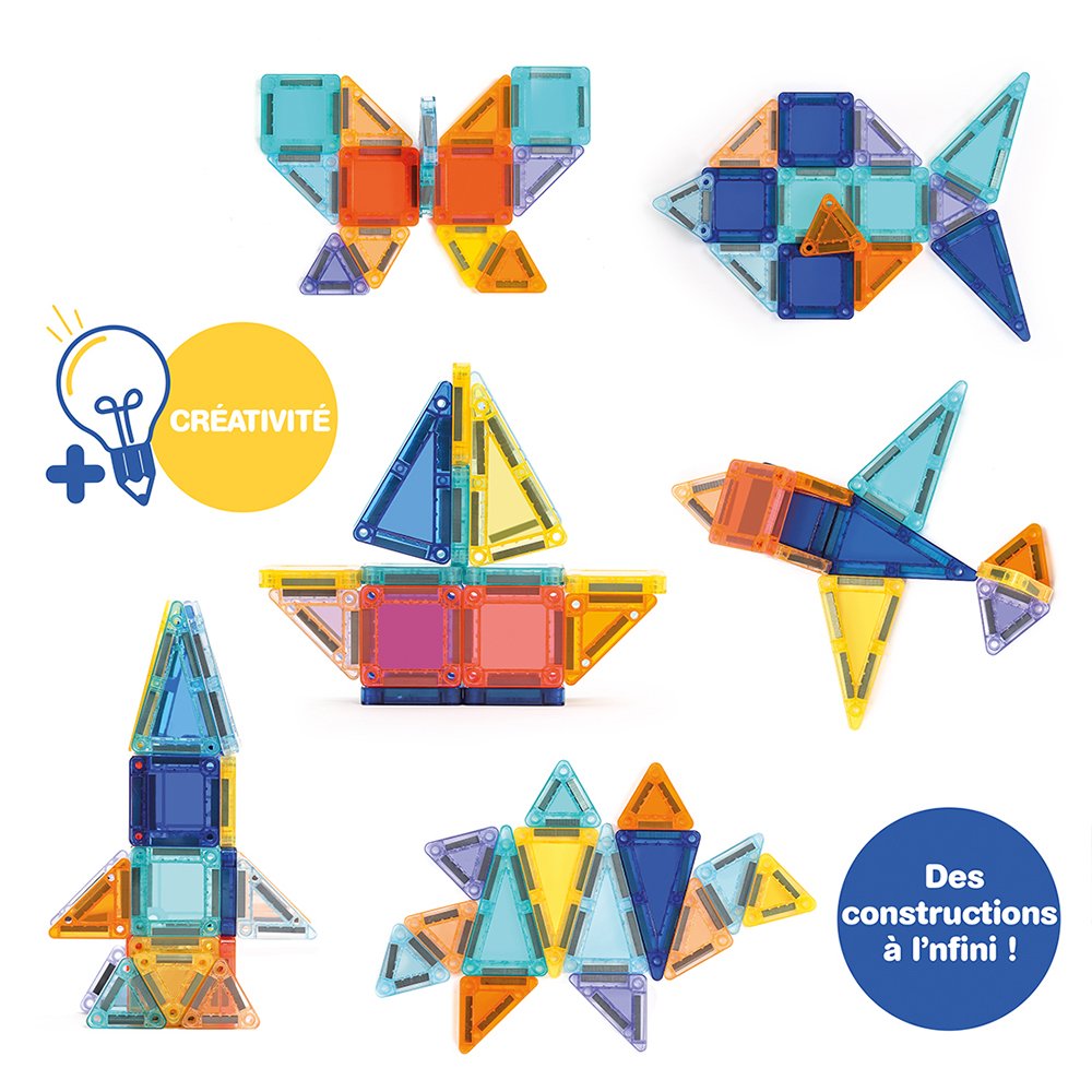 Brainkid Toys - Magnetic Tiles 26pcs 4 Magnetic Tiles 26pcs - Image 4