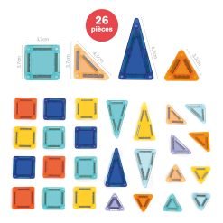 Brainkid Toys - Magnetic Tiles 26pcs 11 Magnetic Tiles 26pcs - Image 6