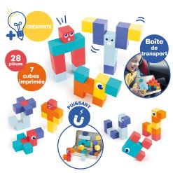 Brainkid Toys - 28 Magnetic Cubes 7 28 Magnetic Cubes - Image 3