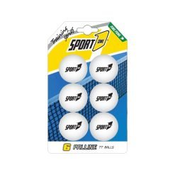 Set of 6 table tennis balls