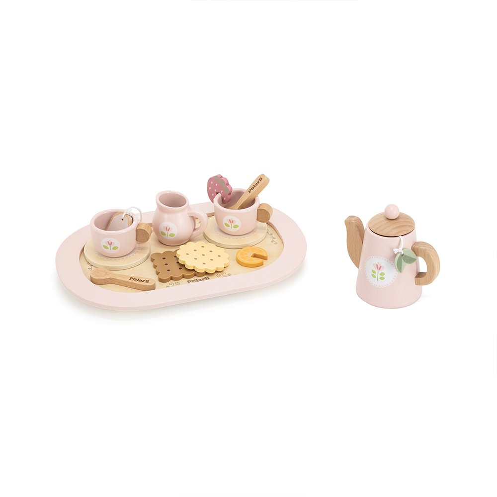 Brainkid Toys - Wooden Tea Set 3 Wooden Tea Set - Image 3