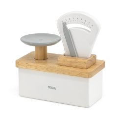 Scandi Style Wooden Weighing Scale