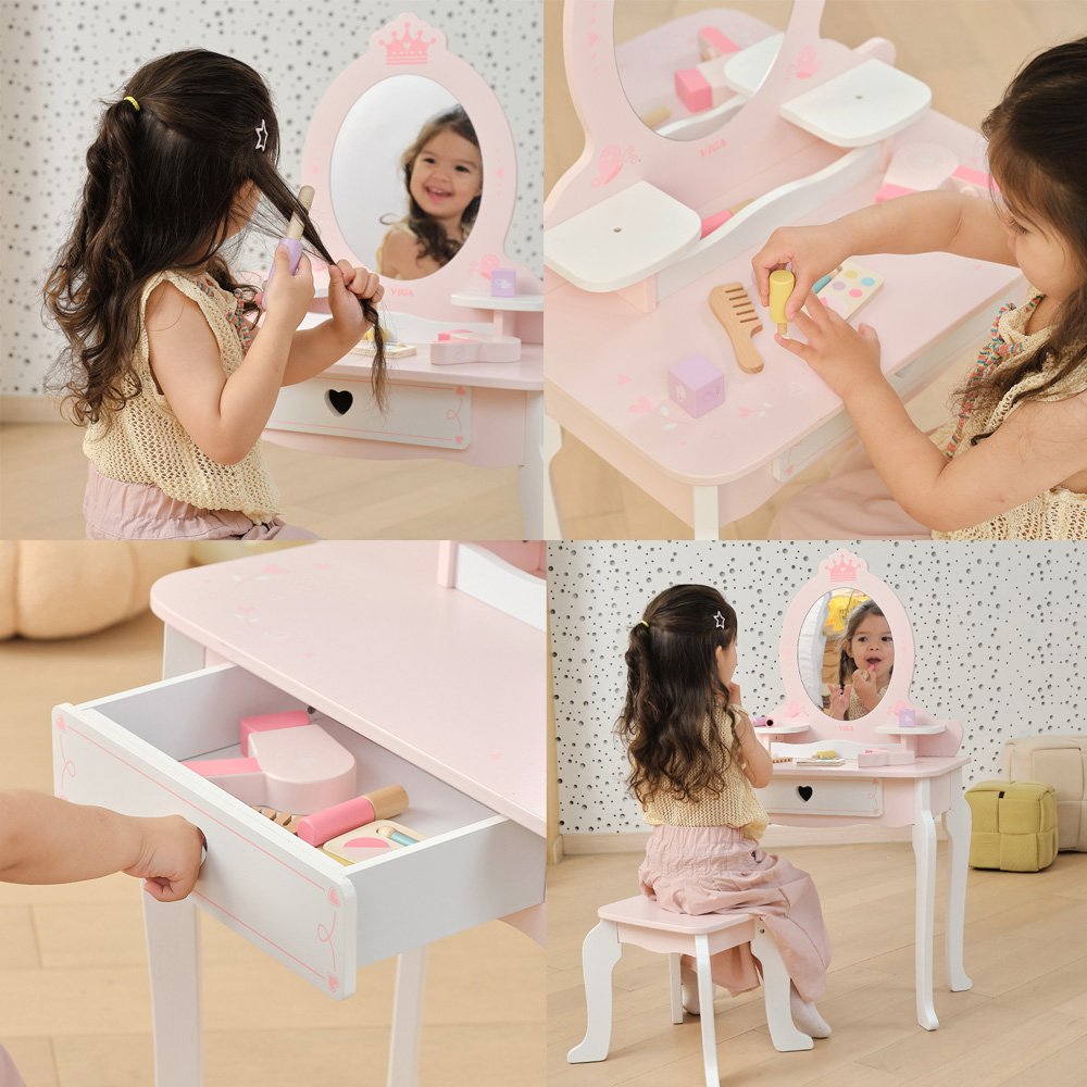 Brainkid Toys - Vanity Table Set 6 Vanity Table Set - Image 6