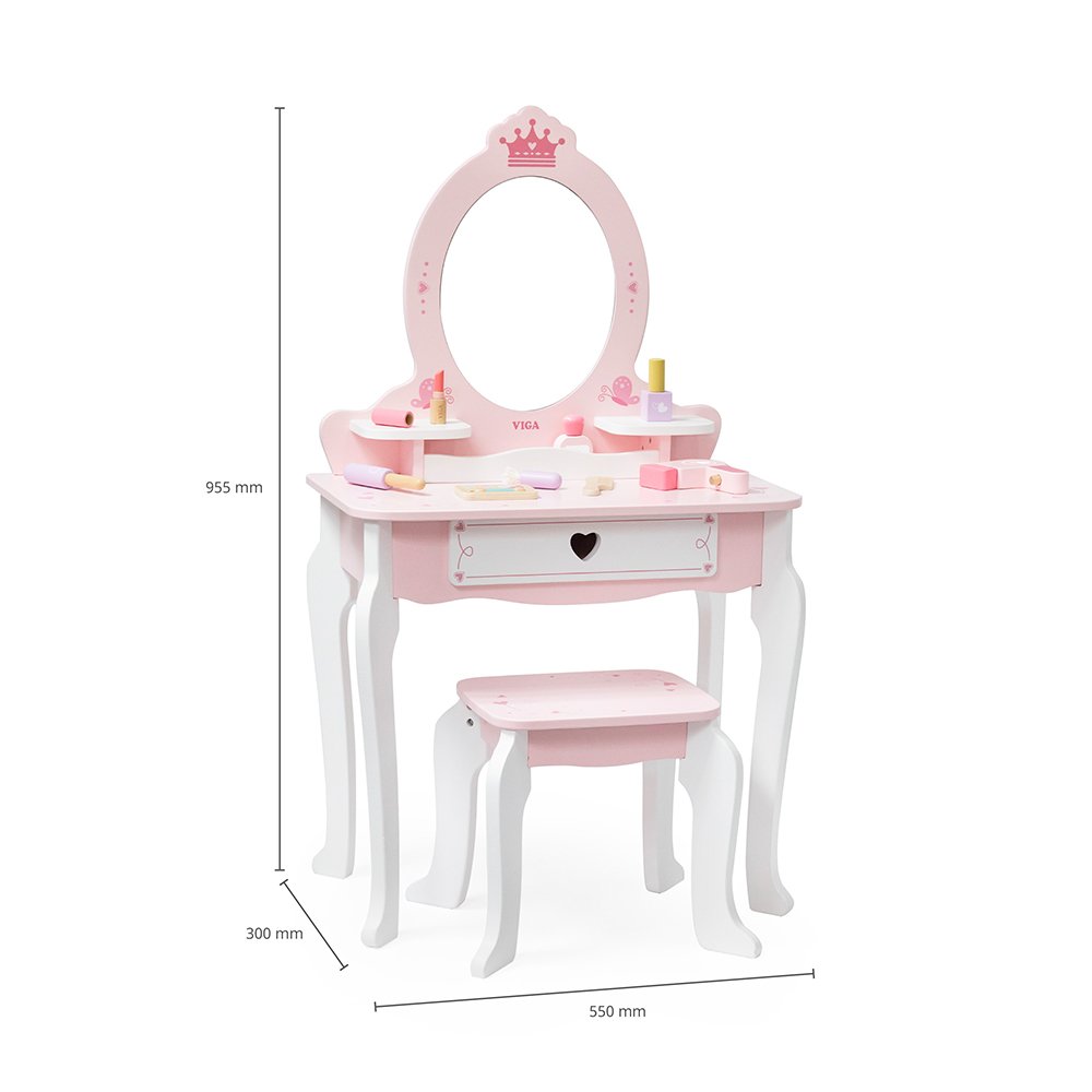 Brainkid Toys - Vanity Table Set 7 Vanity Table Set - Image 7