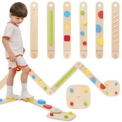 Wooden Balance Beam Set