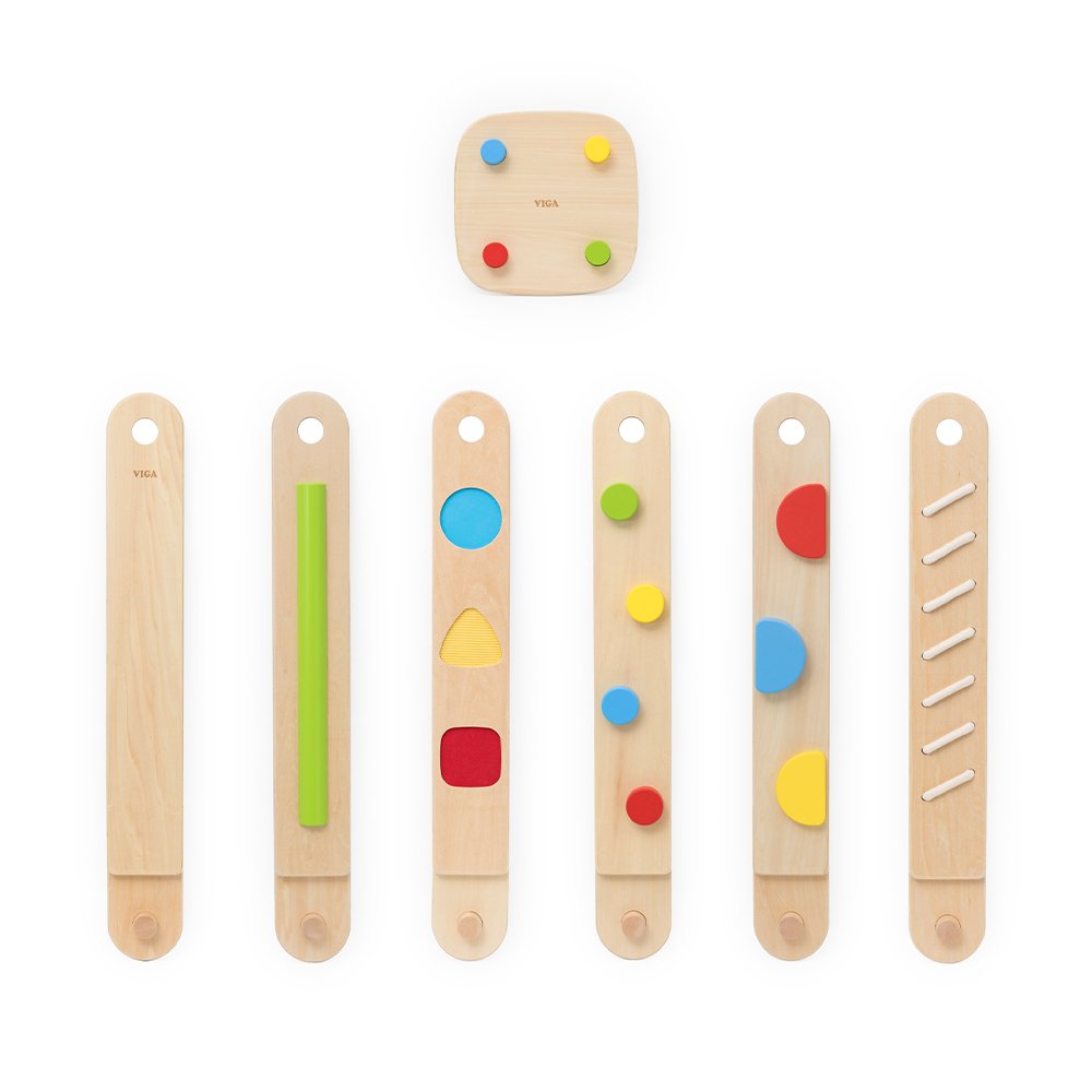 Brainkid Toys - Wooden Balance Beam Set 5 Wooden Balance Beam Set - Image 5