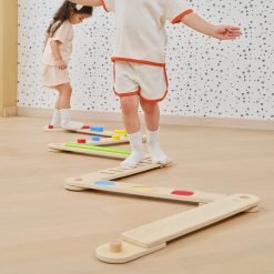 Alternative view of Wooden Balance Beam Set