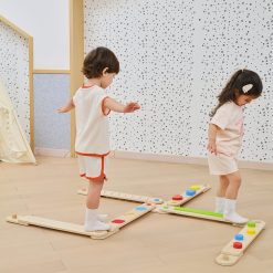 Brainkid Toys - Wooden Balance Beam Set 10 Wooden Balance Beam Set - Image 3