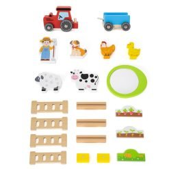 Brainkid Toys - Wooden Farm with Accessories 8 Wooden Farm with Accessories - Image 4