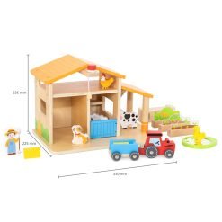 Brainkid Toys - Wooden Farm with Accessories 9 Wooden Farm with Accessories - Image 5