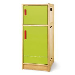 Wooden Light Green Fridge