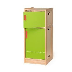 Wooden Light Green Fridge - Image 2