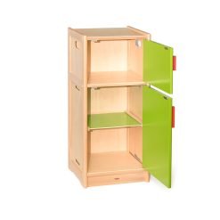 Wooden Light Green Fridge - Image 3