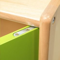 Wooden Light Green Fridge - Image 4