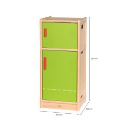 Wooden Light Green Fridge - Image 6