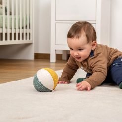Alternative view of Multicoloured baby rattle ball 11cm